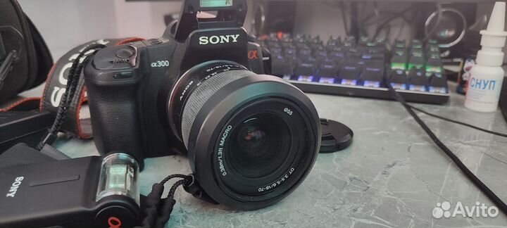 Фотоаппарат sony a300 + Вспышка 4gb (Комплект)