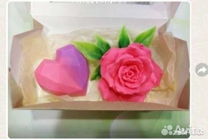 Силиконовые формы для мыла, гипса, свечей розы