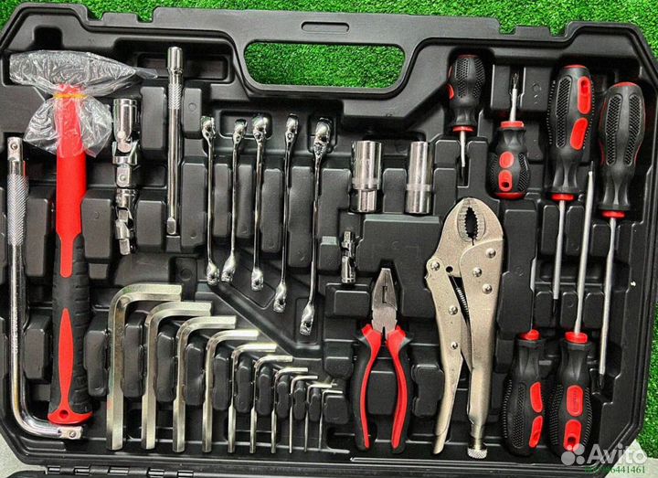 Набор инструментов 150предметов с молотком (Арт.19834)