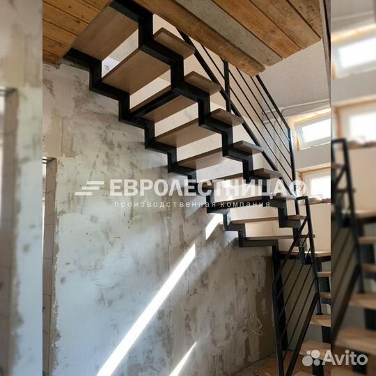 Лестница под ключ в стиле loft