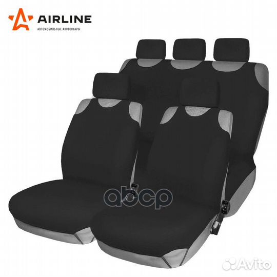 Чехлы-майки F1k компл.передние/задние, цвет чер