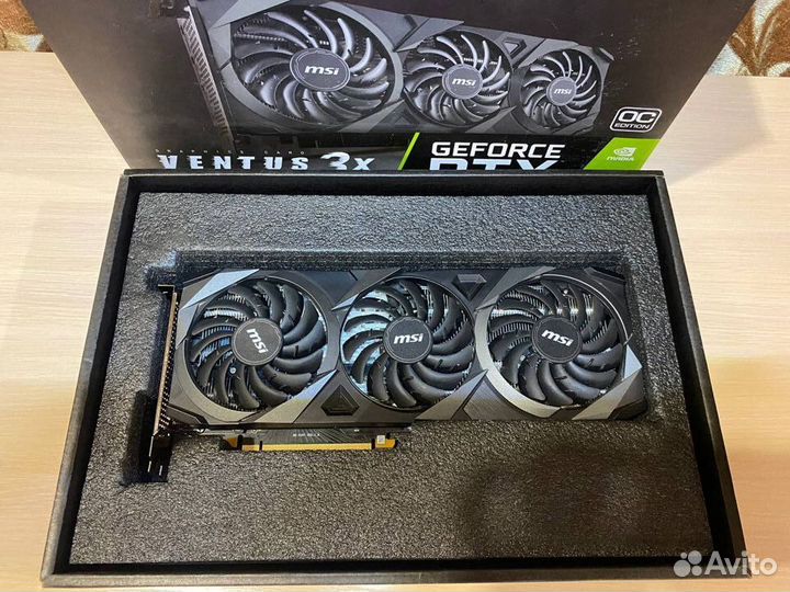 Видеокарта MSI GeForce RTX 3060 Ti ventus 3X OC