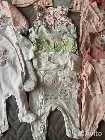 Вещи пакетом на девочку от 0 до 1 года