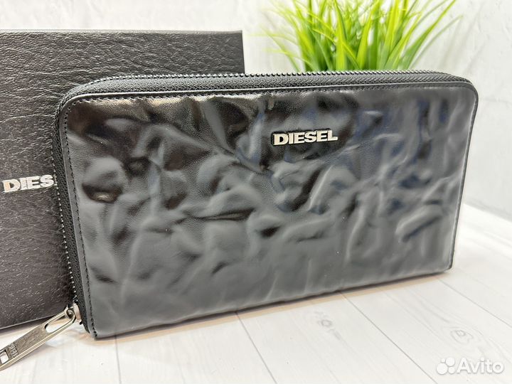 Мужской клатч портмоне черный Diesel