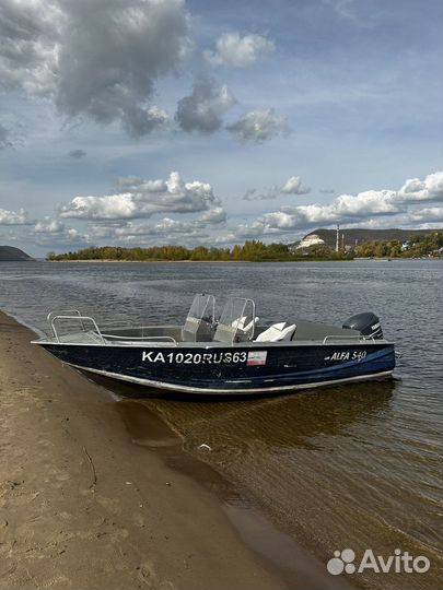 Продам катер alfa-540 с двигателем yamaha 115
