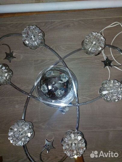 Люстра потолочная светодиодная с пультом