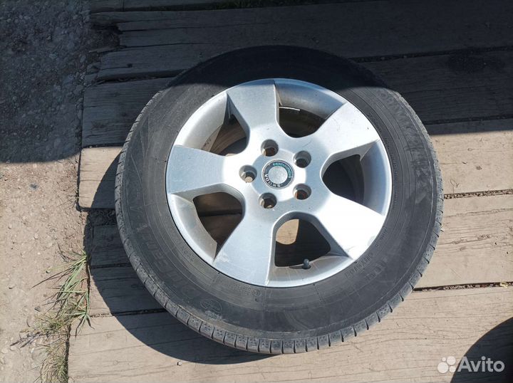 Оригинальные диски skoda r15