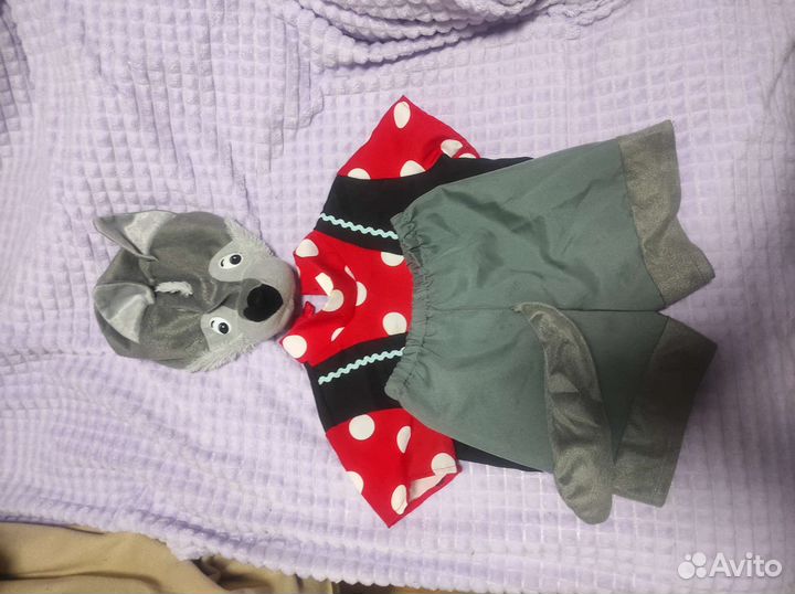 Новогодний костюм волка 98-110