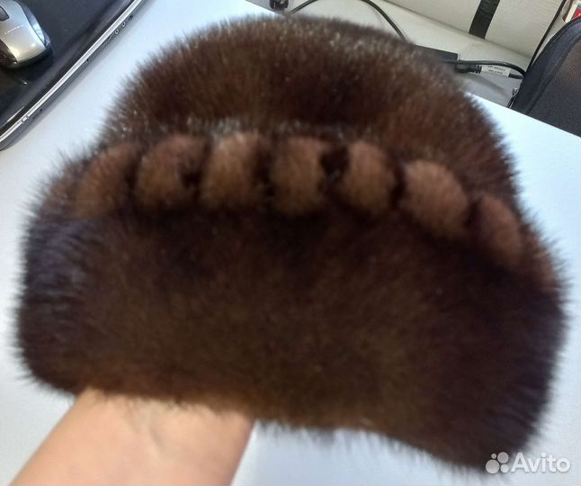 Шапка норковая женская