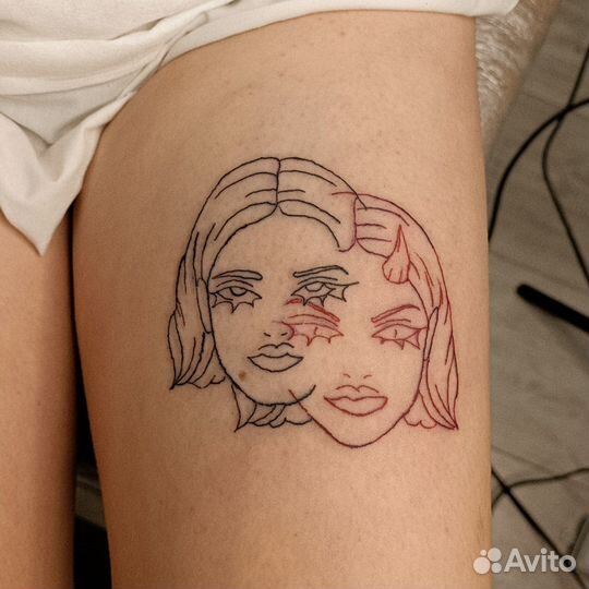 Модель на тату