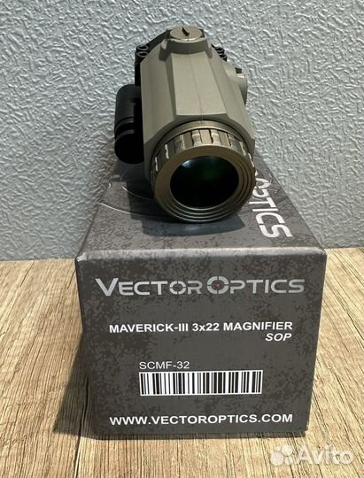Магнифер vector Optics maverick-III 3х22 SOP