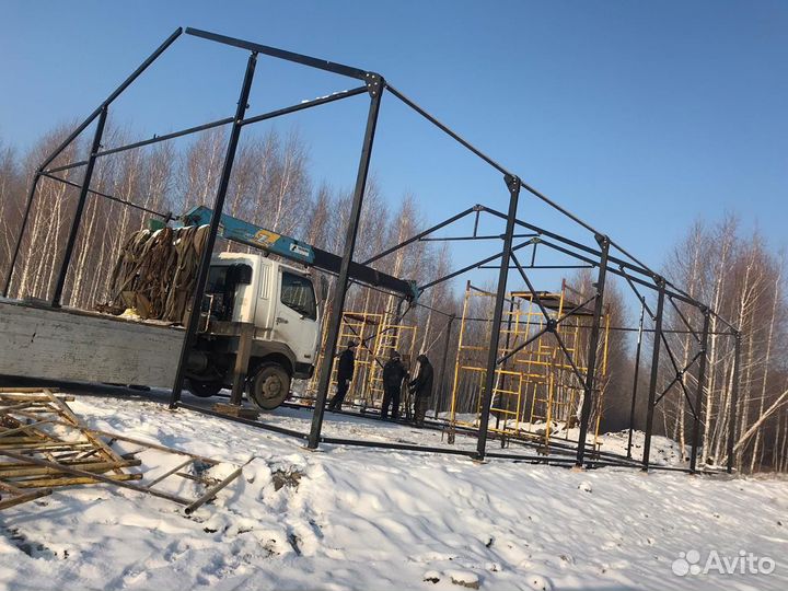 Тентовый ангар