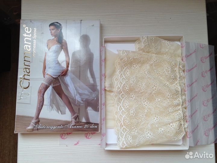 Ажурные чулки цвет 