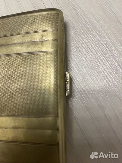 Портсигар alpaca немецкий подписной