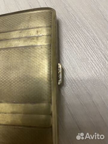 Портсигар alpaca немецкий подписной