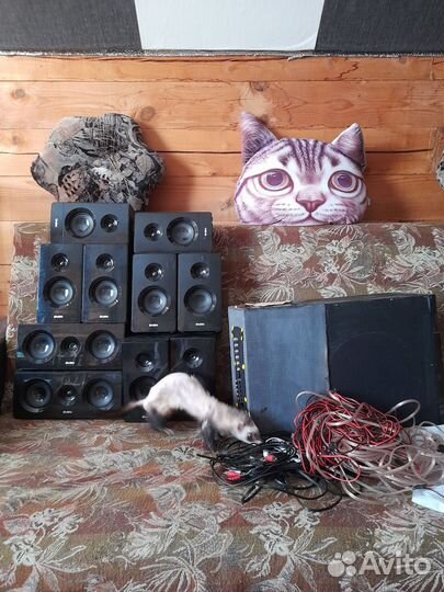Акустика 5.1 sven колонки,сабвуфер