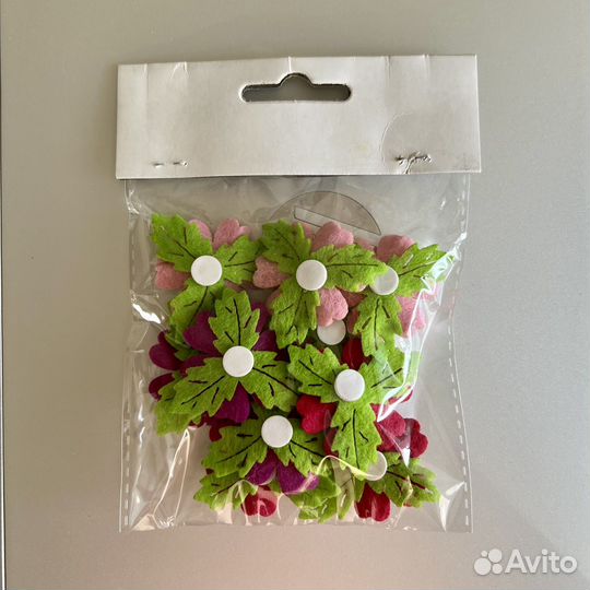 Цветы на липучке