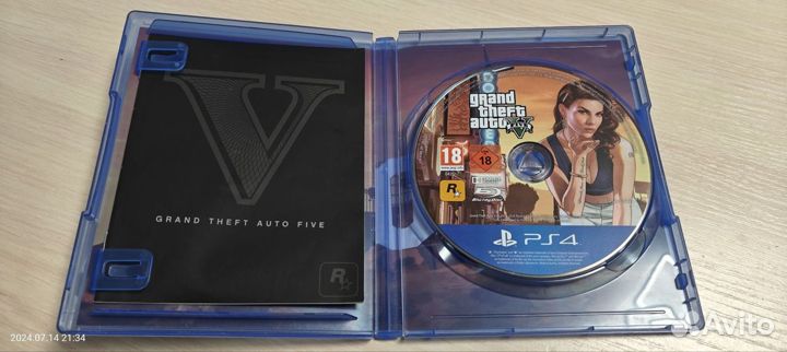 Диск GTA 5 для PS4