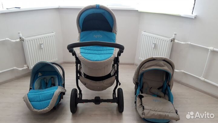 Коляска 3 в 1 tutis zippy sport