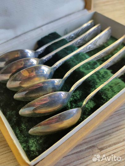 Чайные ложки мельхиор