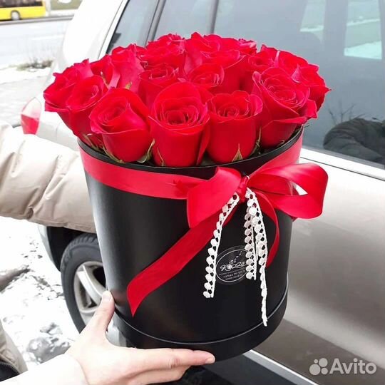 Цветы розы букет