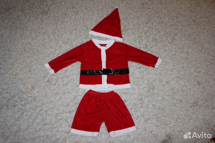 Карнавальные костюмы Санты для девочки и мальчика