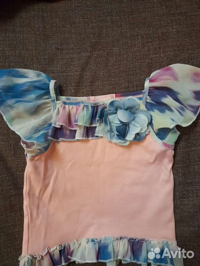 Блузка. Choupette. Х/б+ шифон. 92