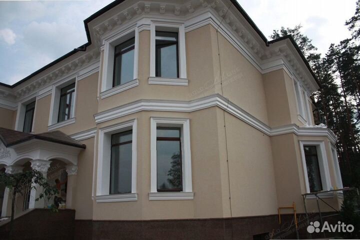 Фасадный декор из пенополистирола