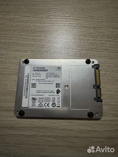 Ssd Intel 256 gb