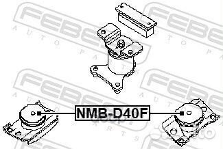 Сайлентблок nissan pathfinder 05- подушки