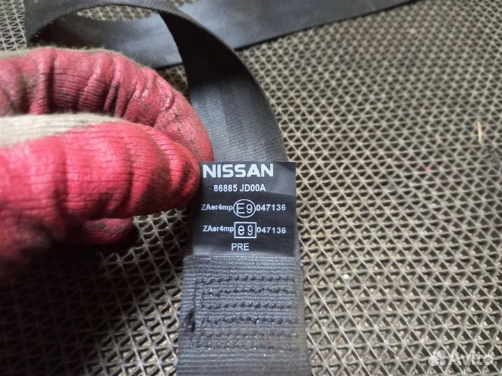 Ремень безопасности передний левый nissan qashqa