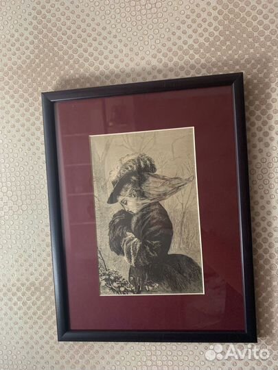 Старинная гравюра