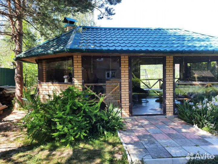 Мягкие пвх окна на беседку