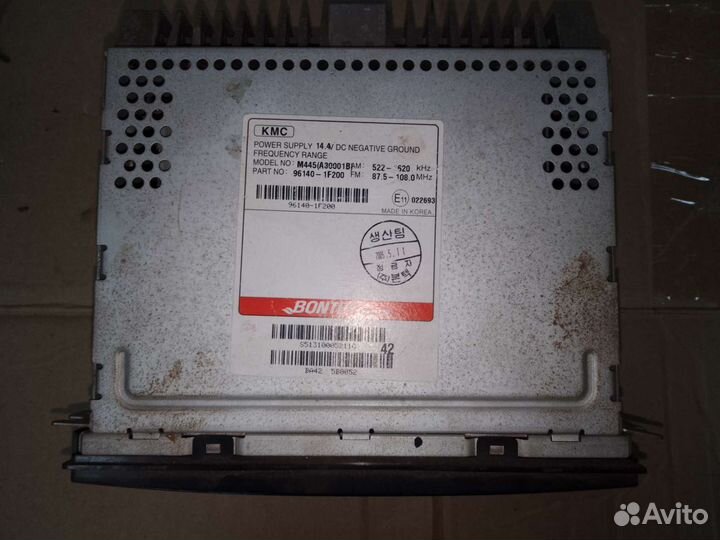 Штатная магнитола KIA