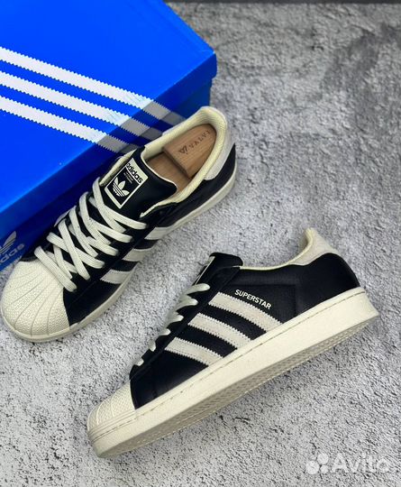 Кроссовки adidas superstar черные