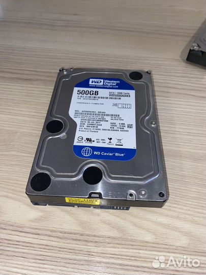 Жесткий диск WD blue 500gb