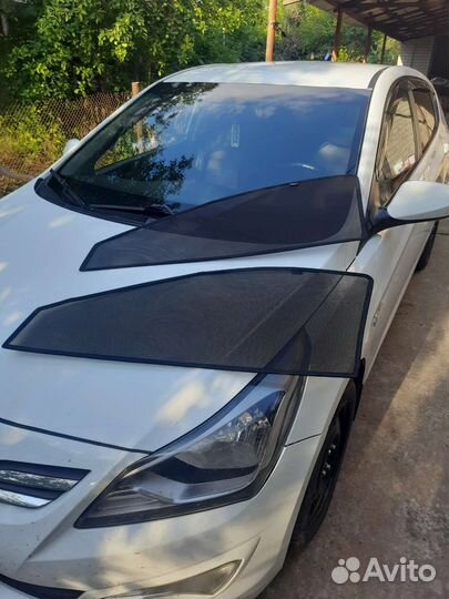 Сетки шторки на хендай солярис