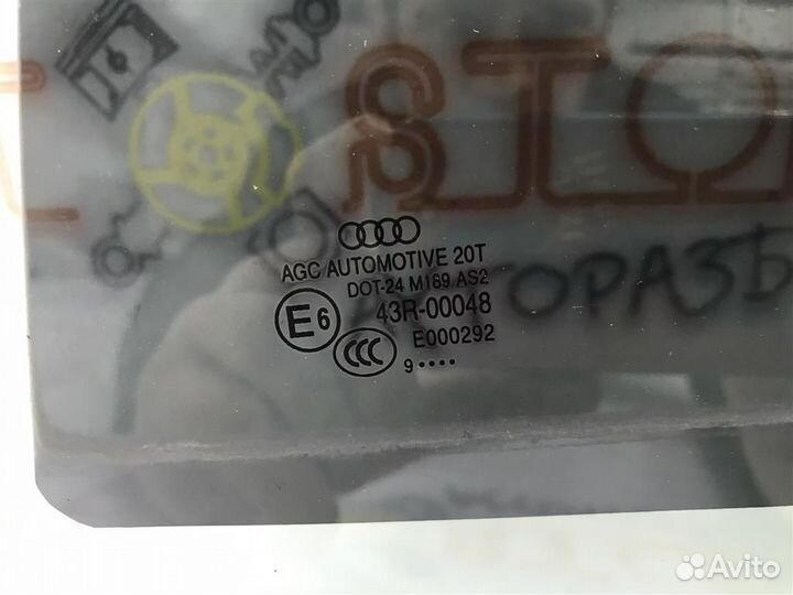 Стекло двери заднее левое Audi Q5 (8R) 2008-2012