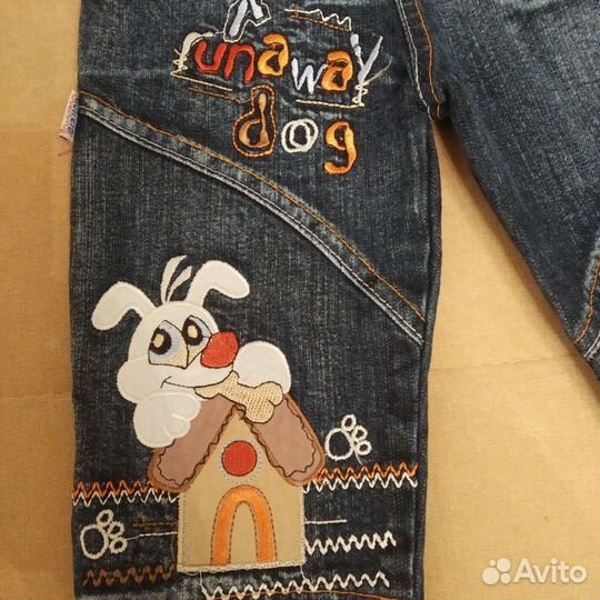 Комбинезон джинсовый р.74