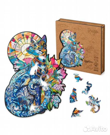 Деревянный пазл Rugo :