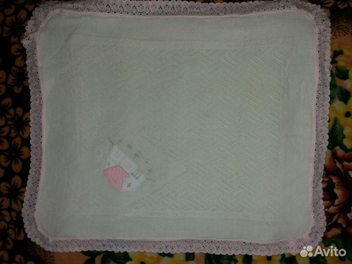 Шикарный белоснежный плед