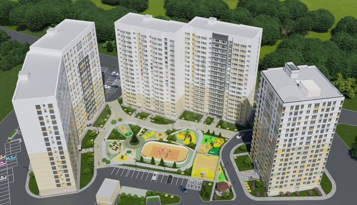 3-к. квартира, 74,7 м², 17/18 эт.