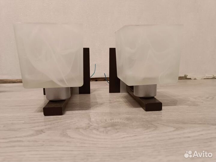 Люстра и светильники настенные бра 2 шт