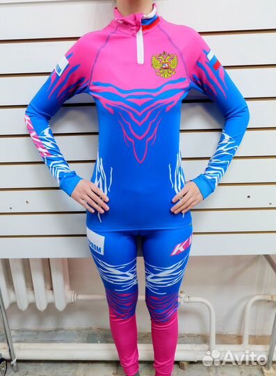 Лыжный гоночный комбинезон Россия женский