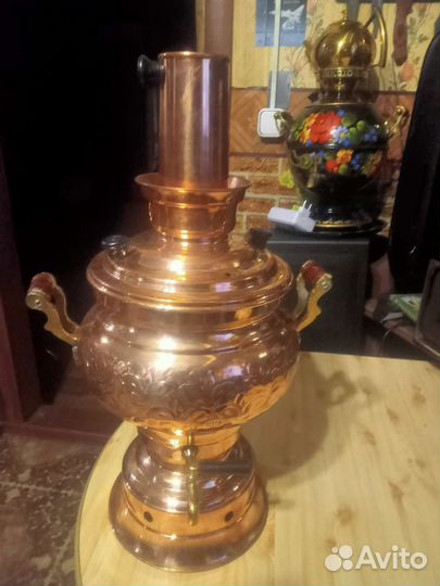 Самовар дровяной угольный