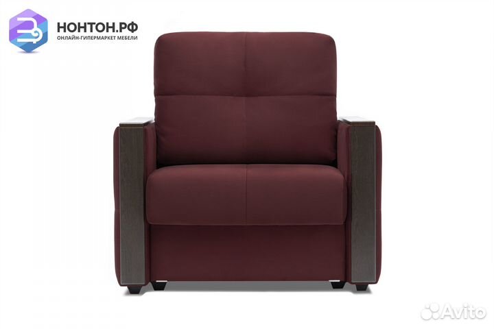 Кресло еврокнижка Инсайд бордовое