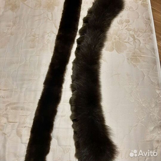 Воротник из меха песца