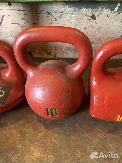 Гиря чугунная 16 кг