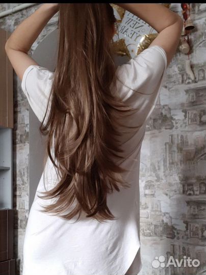 Шиньон прямой на крабе