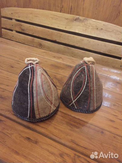 Шапка для бани овчина